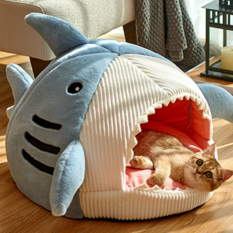 Cozy Shark Pet Bed