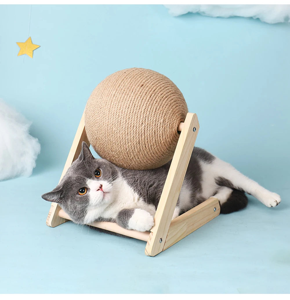 Cat Scratching Ball