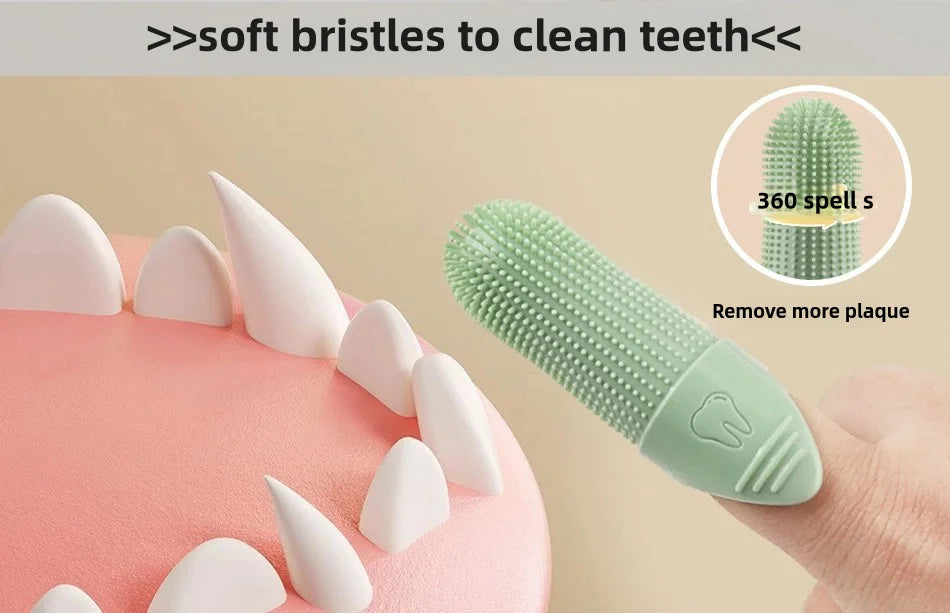 360° Finger Toothbrush for Pets