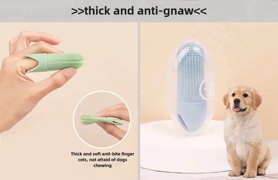 360° Finger Toothbrush for Pets