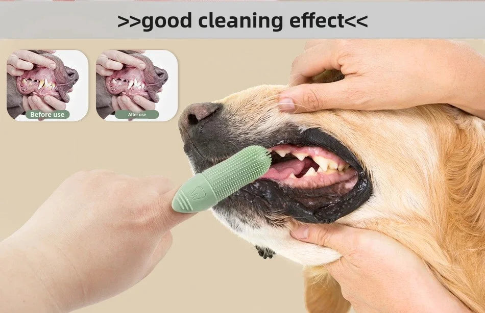 360° Finger Toothbrush for Pets