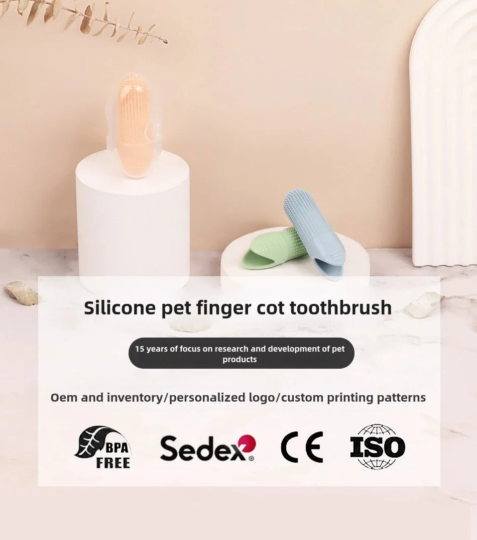 360° Finger Toothbrush for Pets