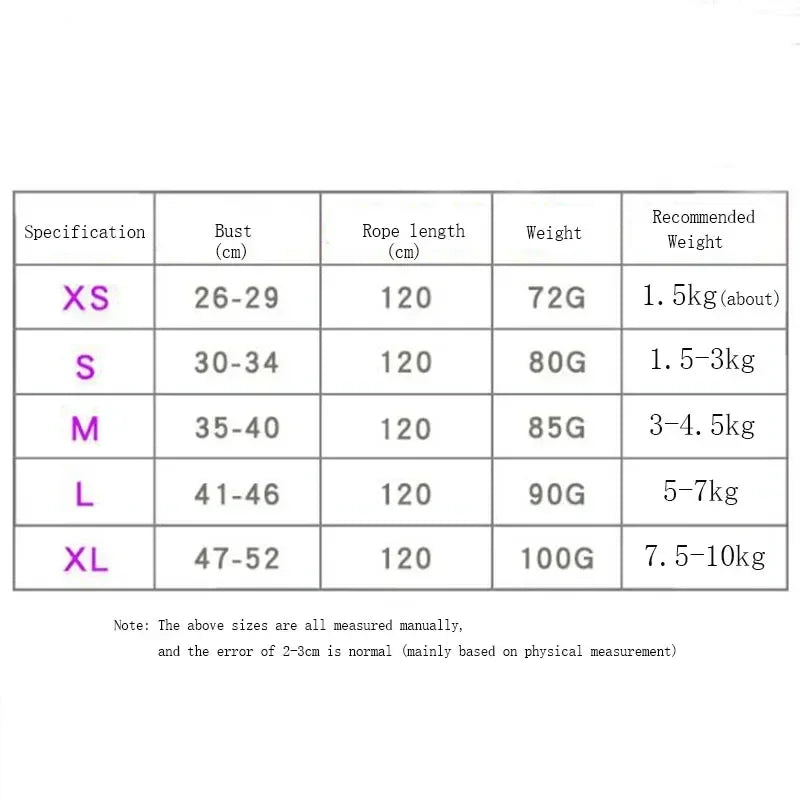 Adjustable Harness for dogs